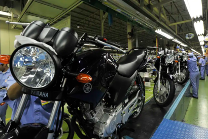 Produo de Motocicletas Mantm Tendncia e cresce 12,4% at julho