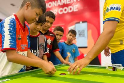 Futebol de mesa promete disputa acirrada no Studio 5 Shopping