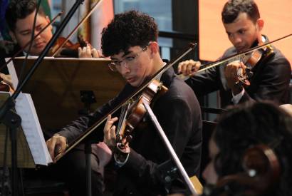 Orquestra na Floresta: Aldeia Cipi recebe projeto de integrao cultural e valorizao da cultura indgena
