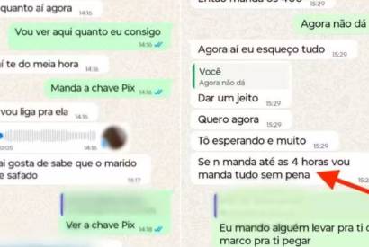 Mulher � presa suspeita de extorquir R$ 1 mil ao amea�ar expor trai��o no interior do Amazonas