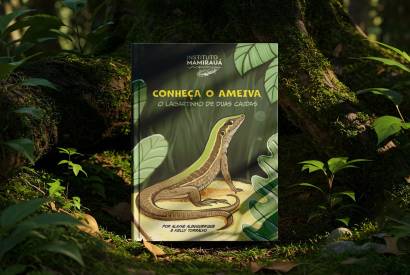 Pesquisadoras do Instituto Mamirau� lan�am hist�ria em quadrinhos sobre caso curioso em lagarto amaz�nico