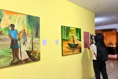 Exposi��o 'Y�pury: Inf�ncia Tukano' apresenta mem�rias e ancestralidade do artista na Galeria do Largo