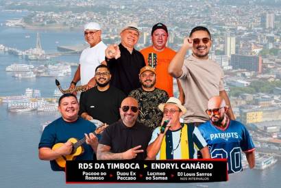 Endryl Can�rio, Pagode do Rodrigo, Dudu Ex-Peccado e Lucinho do Samba agitam a Timboca neste domingo