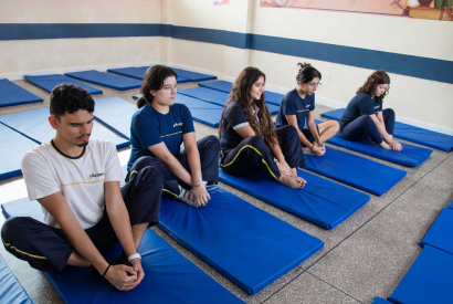 Escola que integra rede internacional de ensino dedica um dia inteiro de sa�de e bem-estar mental dentro das salas de aula