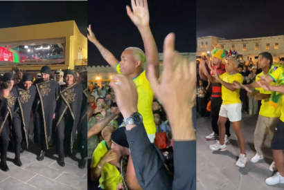 Tubaro, te amo: brasileiros desafiam rabes com passinhos de dana no Catar