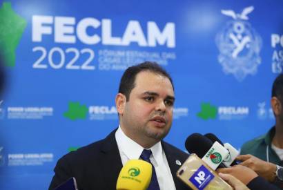 Presidente da Aleam, deputado Roberto Cidade, destaca importncia do Feclam para o fortalecimento do legislativo no interior do Amazonas