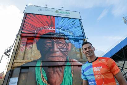 Wilson Lima entrega Bumbdromo reformado com novo mural Brasil, futuro ancestral