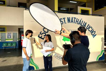 Produo audiovisual sobre conscientizao ambiental movimenta escola de Manaus