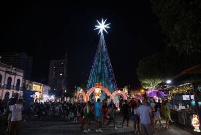 Largo de So Sebastio recebe diversas atraes no encerramento da programao de Natal e Ano Novo