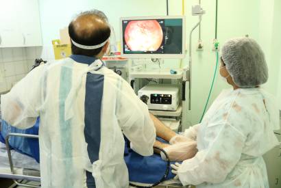 FCecon  o primeiro hospital pblico do Amazonas a oferecer tratamento indito para sangramento retal