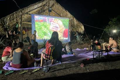 Cineclube Cine Vagalume lana programao cultural gratuita