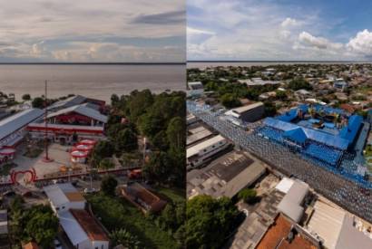 Festival de Parintins 2024: Atrao turstica para visitantes, currais dos bois Caprichoso e Garantido carregam memrias e produzem magia