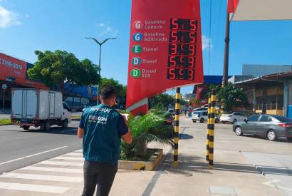 Procon notifica 100 postos de combustveis aps preo da gasolina subir em Manaus