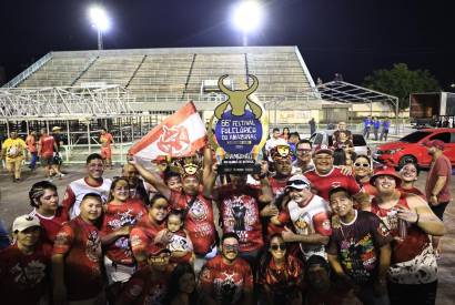 Boi-bumb Corre Campo  campeo do Festival Folclrico do Amazonas pela stima vez consecutiva