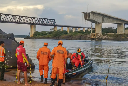 Ponte entre Tocantins e Maranho desaba; uma morte  confirmada