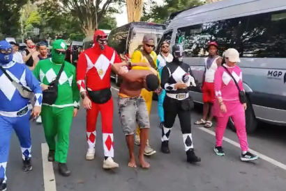 Policiais civis fantasiados prendem homem com celulares roubados em SP
