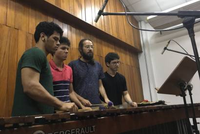 Grupo de Percusso da UEA lana primeiro lbum musical em plataformas digitais gravado em laboratrio