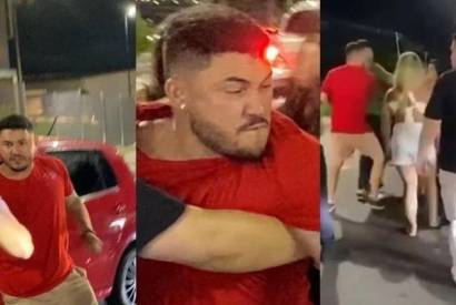 Suspeito de agredir mulheres em briga de trnsito aps show  preso em Manaus