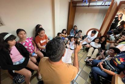 Coral Infantil do Liceu integra apresentao de La Bohme no Teatro Amazonas
