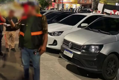 PM e comparsas so presos por esquema de 'flanelinhas' ao redor da Arena da Amaznia e Sambdromo de Manaus