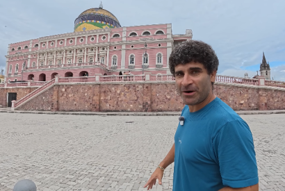 Casal visita a capital do Amazonas