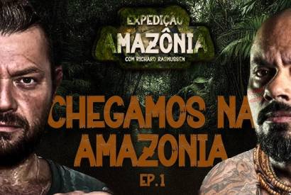 Belestrin e Richard Rasmussen visitam a floresta amaznica