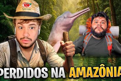 Brino e Thiago Quatroque perdidos na Amaznia